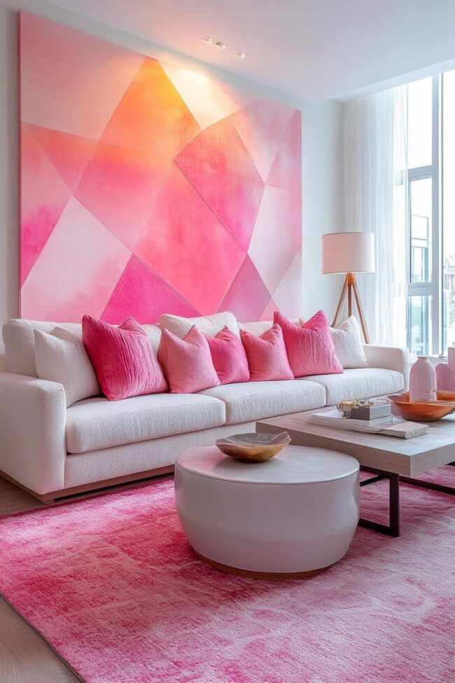 Pink Geometric Design Inspiration