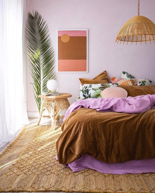 Rattan and Wicker for a Relaxed, Bohemian Vibe