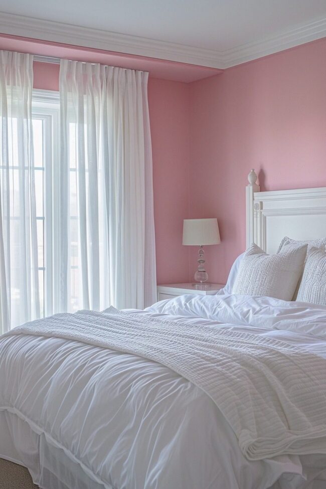 Gentle Pink and Pure White Retreat