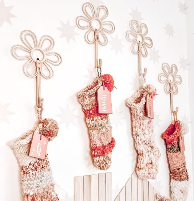 Cozy Knitted Stockings with a Personal Touch