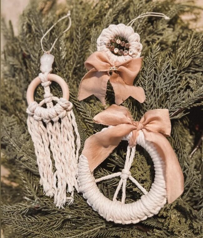 Personalized Ornaments with a Peaceful Vibe