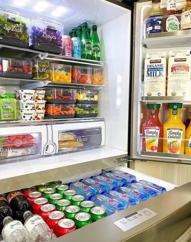 Dream Fridge Layout for Entertaining