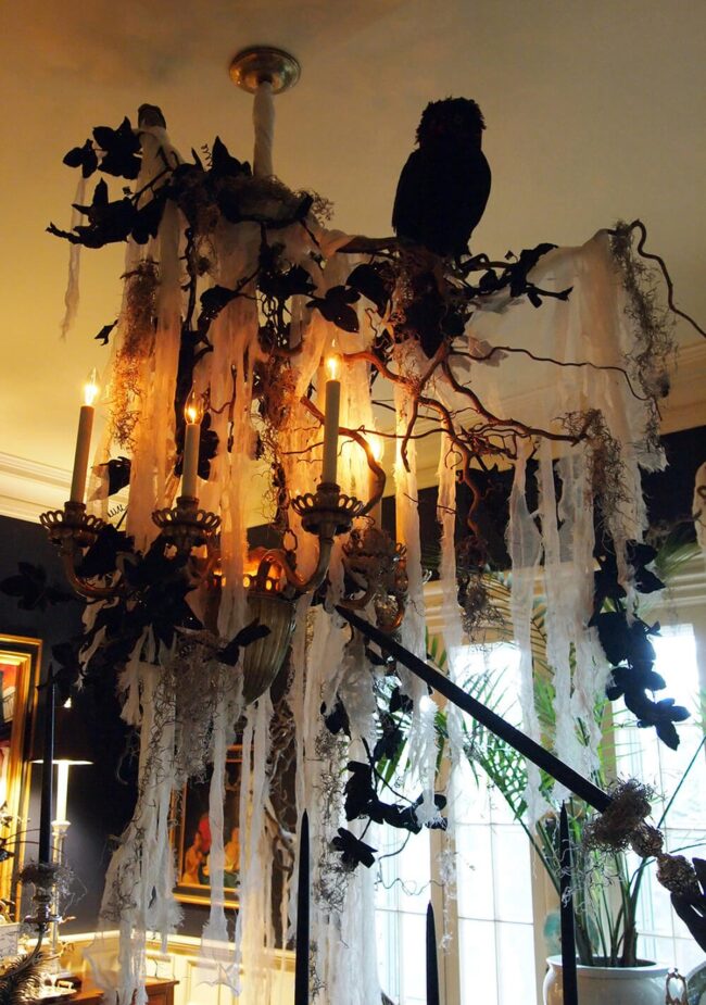 Haunted Chandelier as a Focal Point