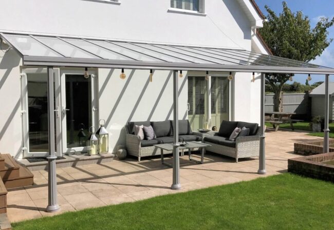 Bright and Open Patio Canopy