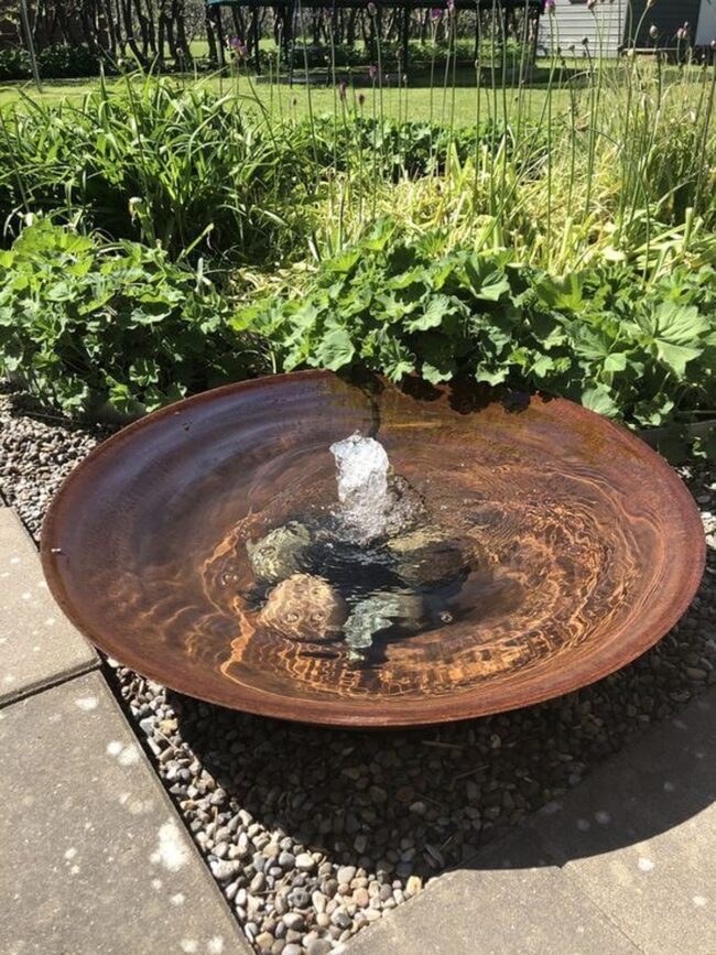 Rustic Reflective Bowl