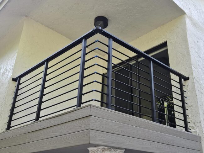 Minimalist Corner Balcony Style