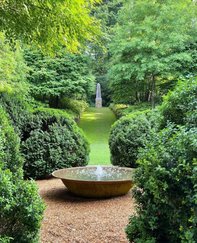 Serene Stone Fountain