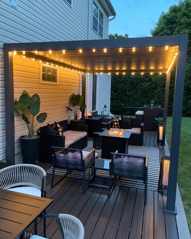 Enchanting Pergola Adorned with Twink