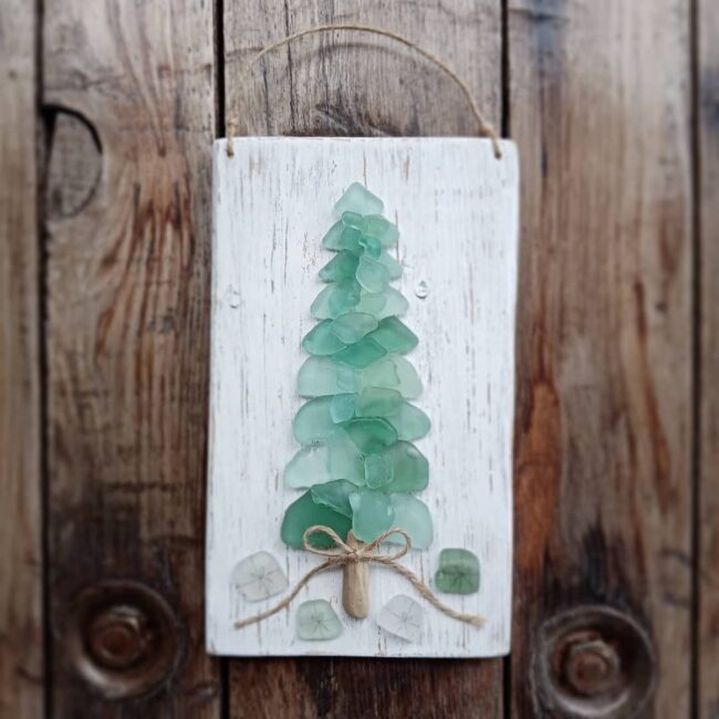 Coastal Glass Tree Art