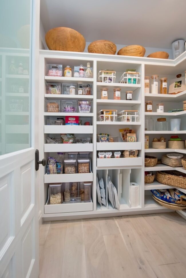 Perfectly Sectioned Pantry for Easy Access