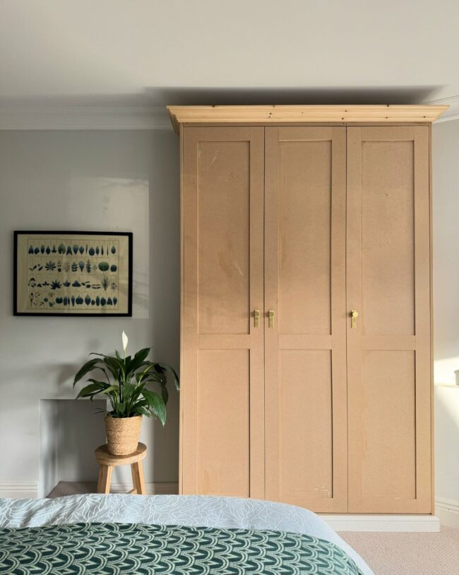 Minimalistic Wooden Wardrobe