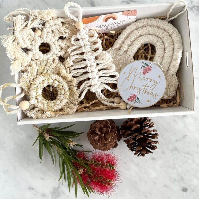 A Holiday Gift Box with a Boho Touch