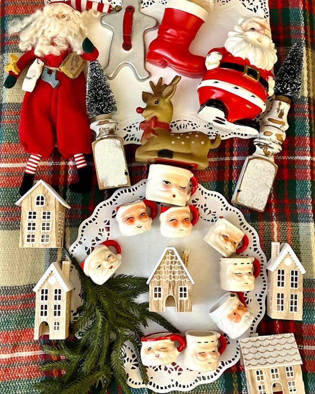 A Santa Collection with Classic Holiday Figures