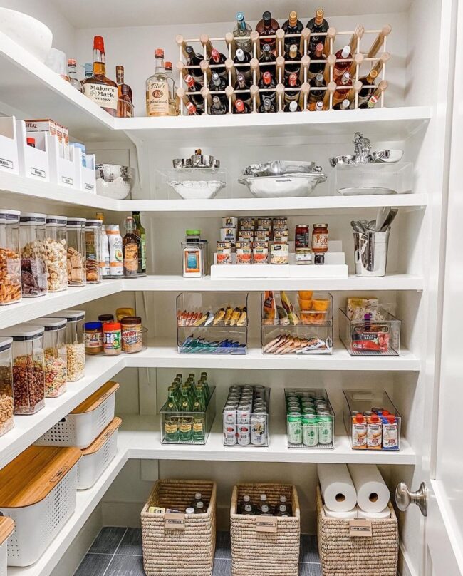 A Stylish Social Pantry for Entertaining