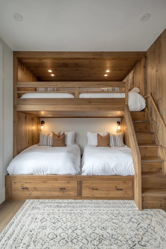 Dual-Level Loft Bed for Kids