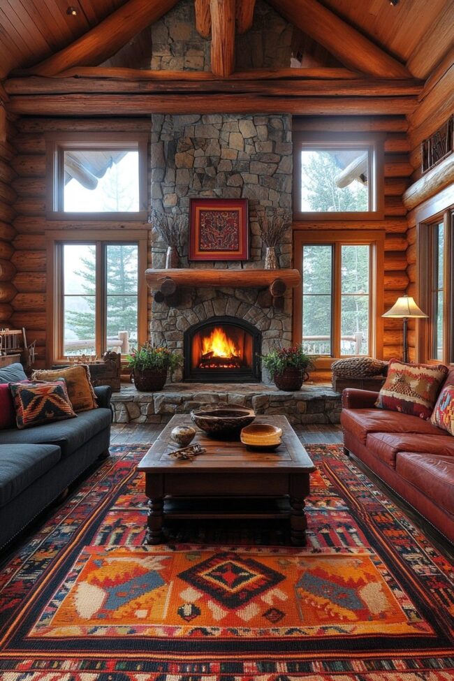 Life in a Log Cabin Home