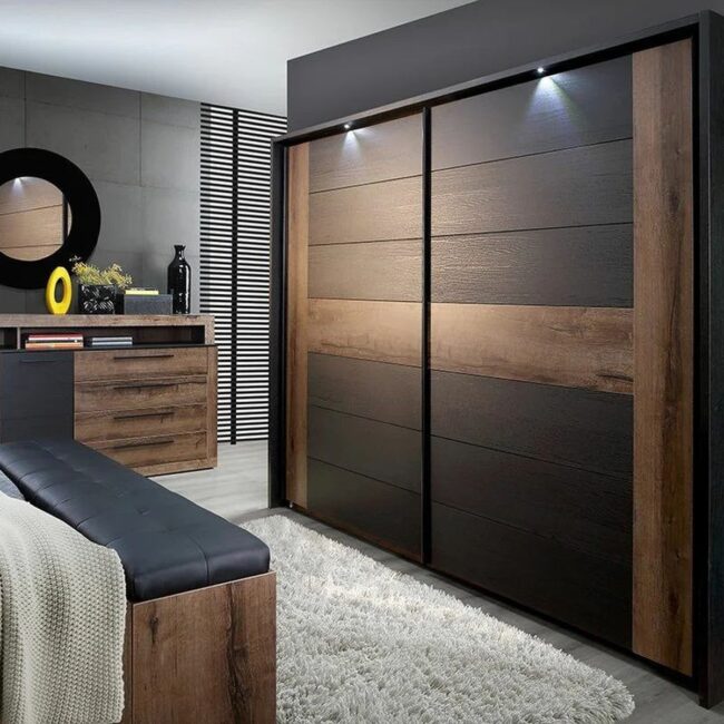 Contemporary Two-Tone Wardrobe