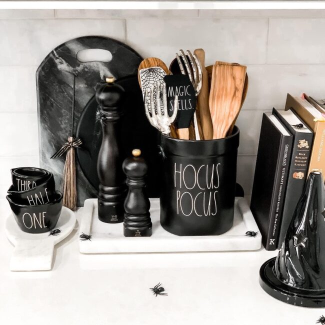 Spooky Utensil Holders and Cutting Boards