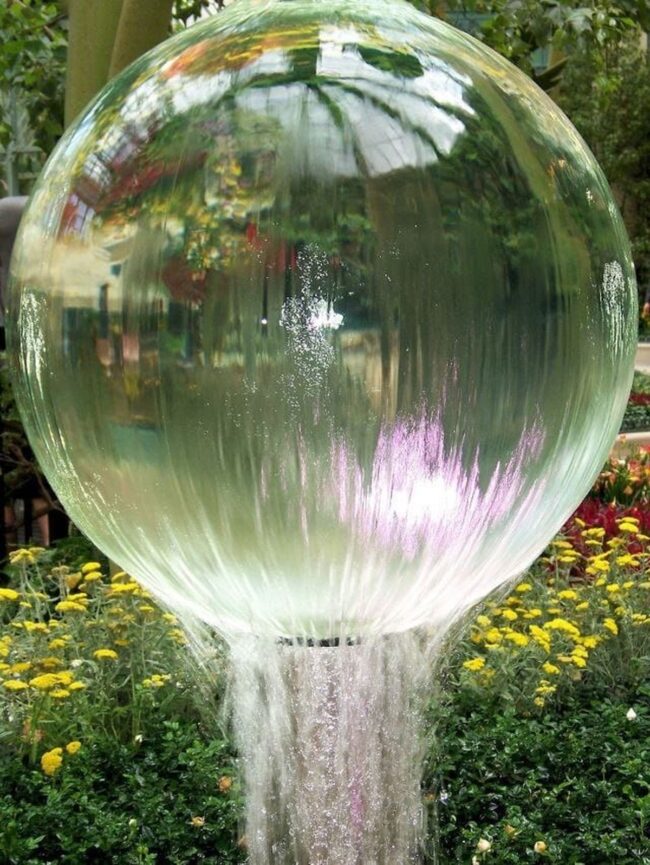 Glass Globe Cascade