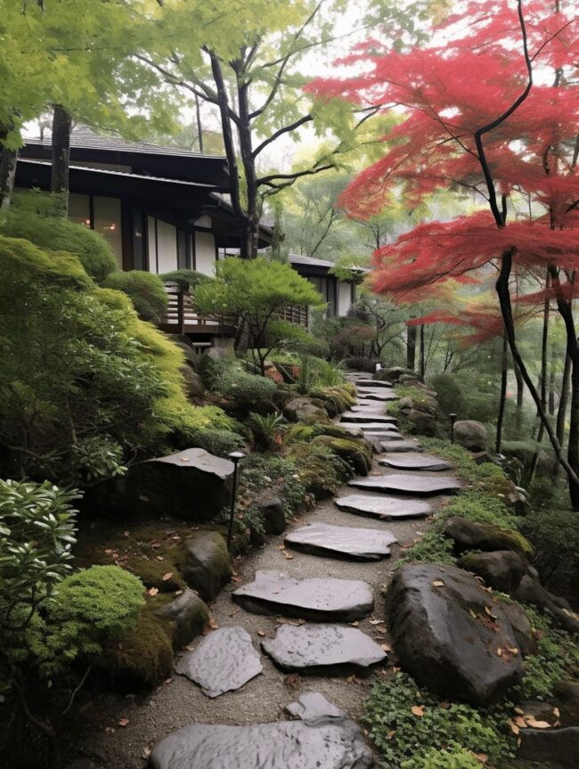 Autumnal Stepping Stone Trails