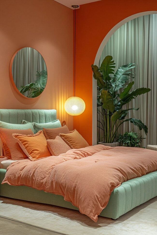 Chic Peach for Contemporary Spaces