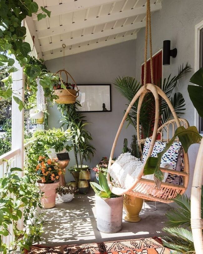 Sunlit Tropical Porch