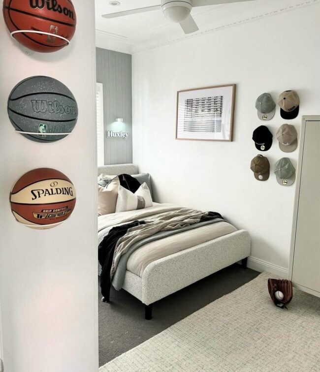 Sports-Inspired Bedroom