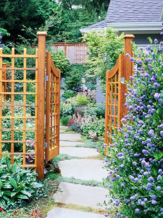 Charming Garden Gate Path