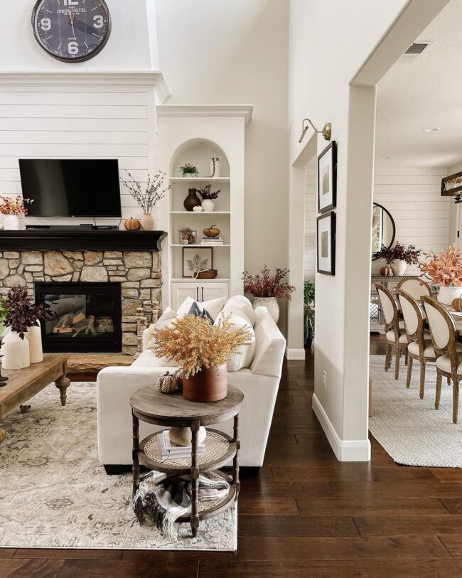 Elegant Fall Living Space