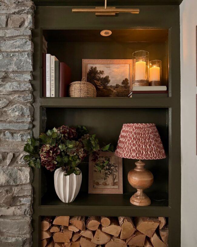 Antique-Inspired Built-In Shelving Designs