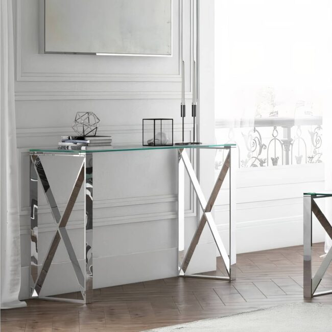 Sleek Console Table for Contemporary Entrances