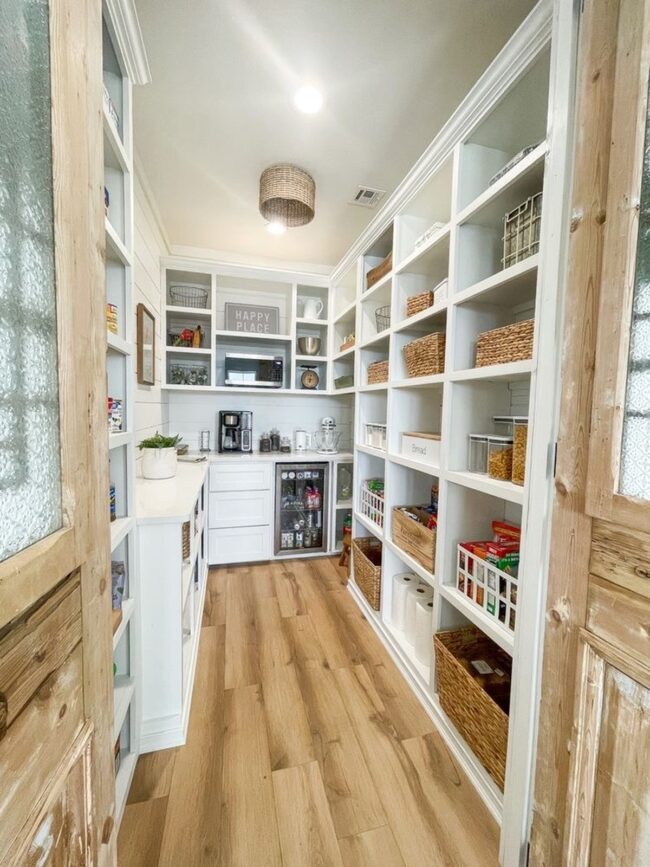 Personalized Charm in a Walk-In Pantry