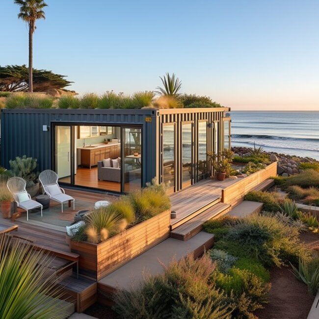 Shipping Container Coastal Getaway