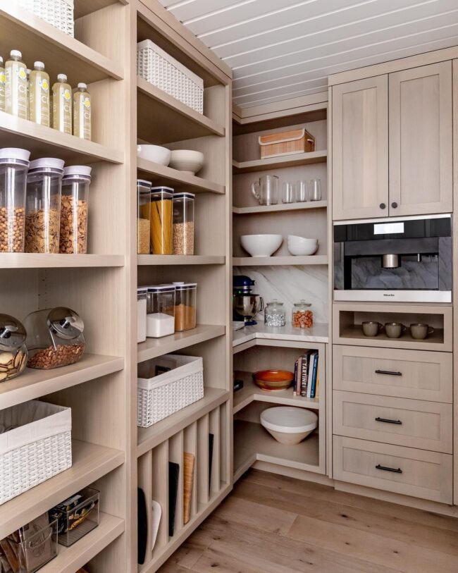 Bright and Whimsical Pantry Space