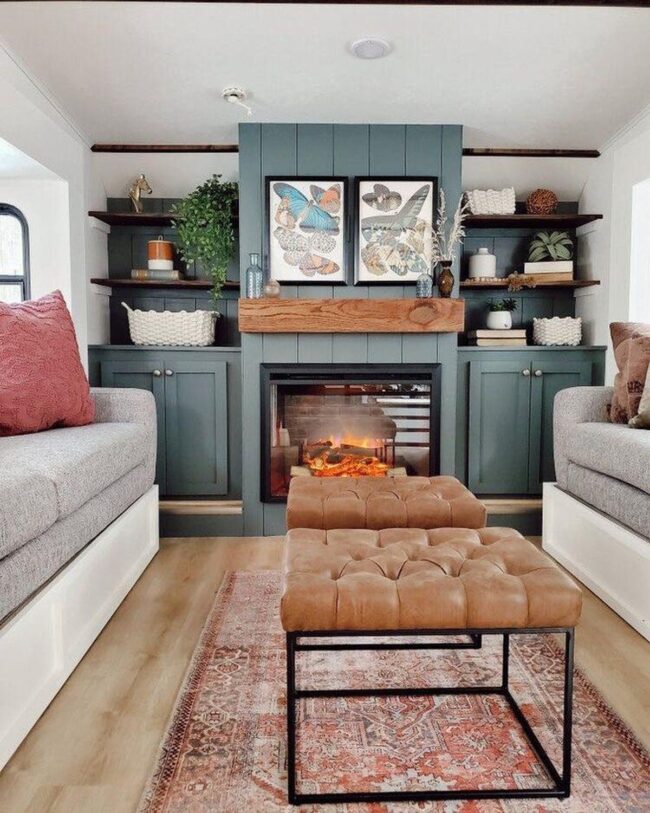 Cozy Hearthside Elegance