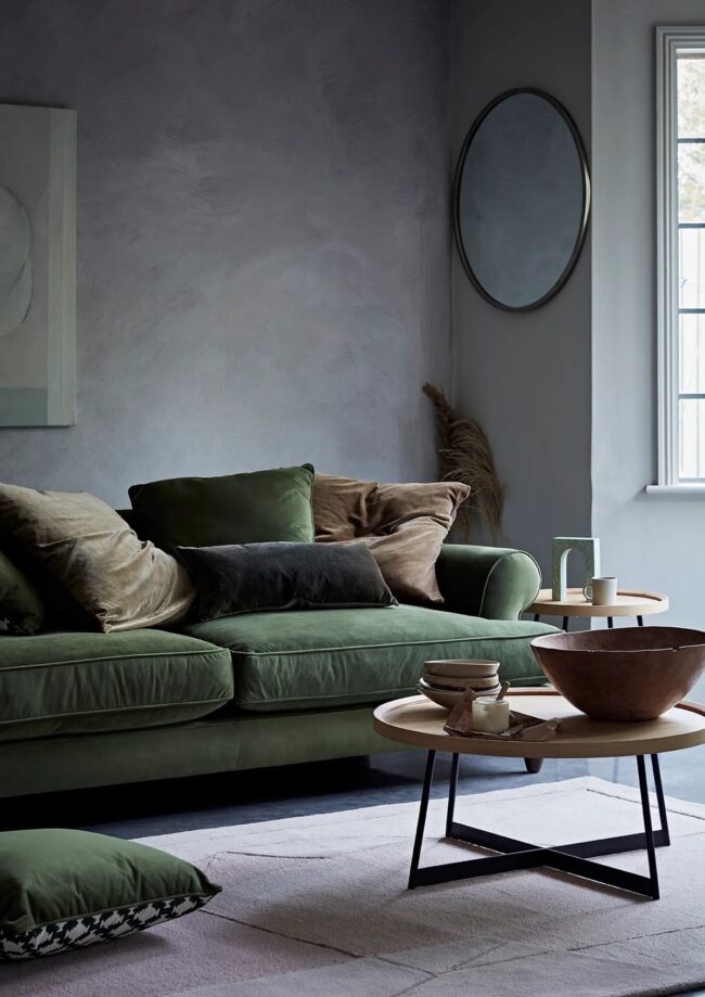 Dark Green Comfort with a Contemporary Touch