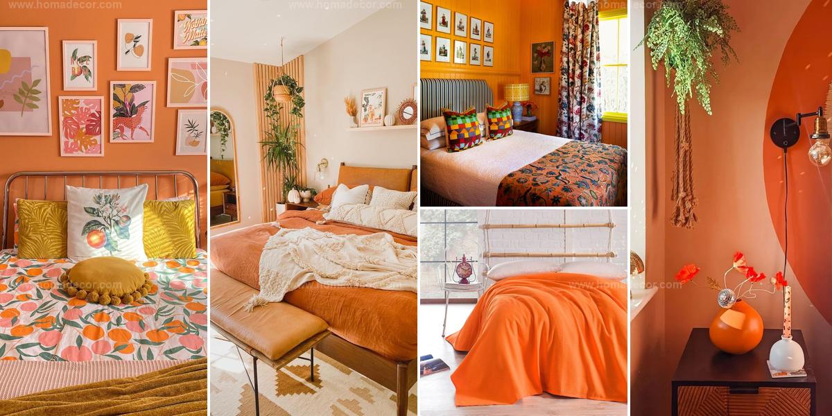 Best Orange Bedroom Ideas