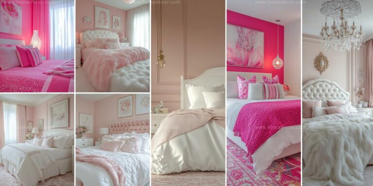 Top Pink and White Bedroom Ideas