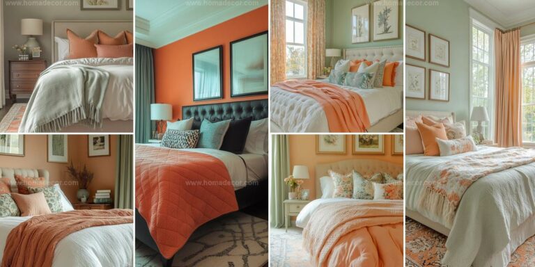 Top Sage Green and Peach Bedroom Ideas